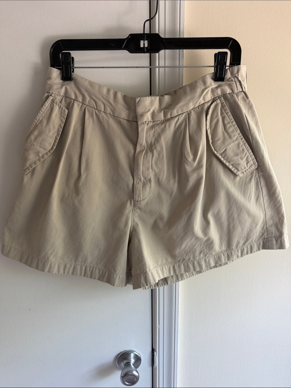 GAP Beige Pleated Front Women's Shorts